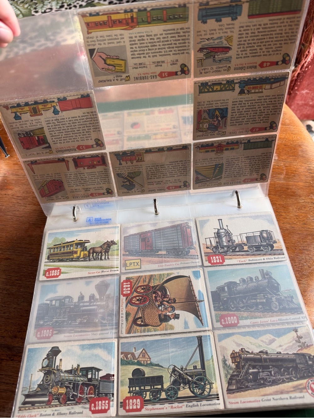 1955 Topps "Rails & Sails" Partial Set (107) - Picture 7 of 16